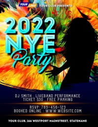 2022 new year eve party flyer Template | PosterMyWall