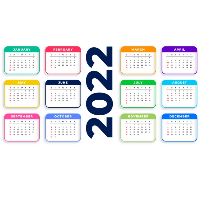 2022 online calendar 2022r design template postermywall