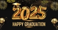 2025 Graduation Facebook Event Cover template