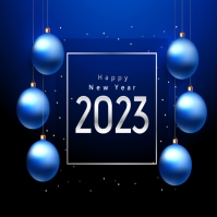 2023 happy new year poster design template | PosterMyWall