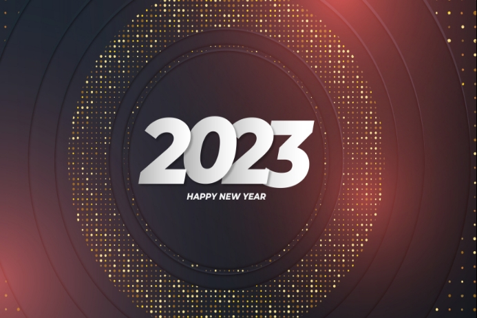 2023 happy new year poster design template | PosterMyWall