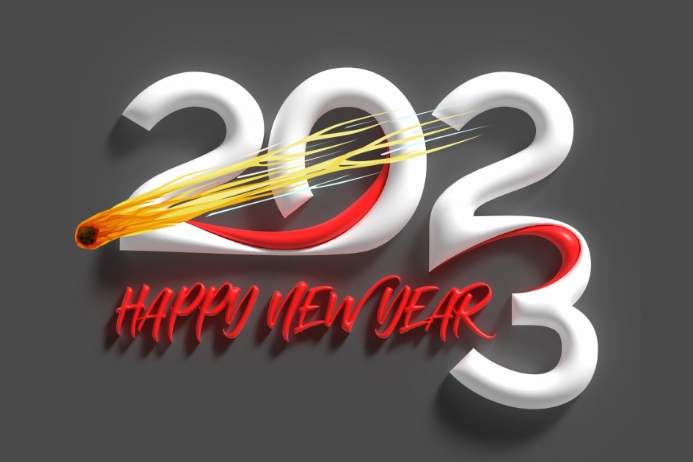 Plantilla de 2023 happy new year poster design template | PosterMyWall