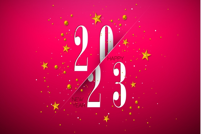 2023 happy new year poster design template | PosterMyWall