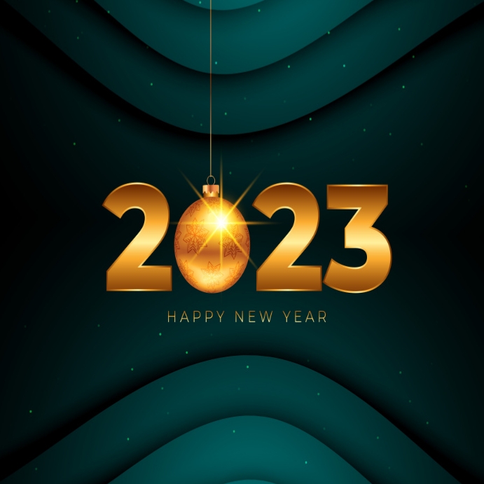 2023 happy new year poster design template | PosterMyWall