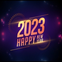 2023 happy new year poster design template | PosterMyWall