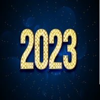 2023 happy new year poster design template | PosterMyWall