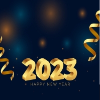 2023 happy new year poster design template | PosterMyWall