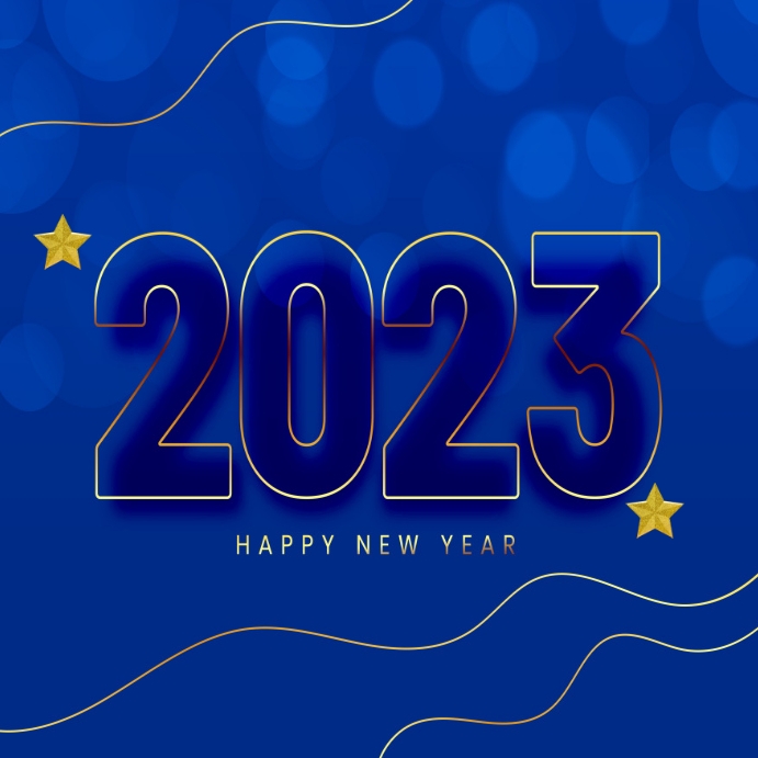 Copy of 2023 happy new year poster design template | PosterMyWall