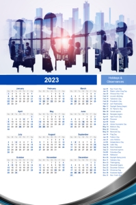 Happy New year calendar Template | PosterMyWall