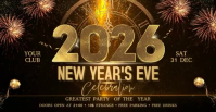 2026 New Year Facebook Event Cover template