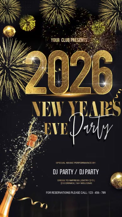 2026 New Year Instagram Story template