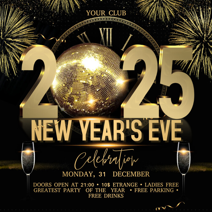 2025 New Year Instagram template