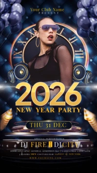 2026 New Year Party Instagram Templat template