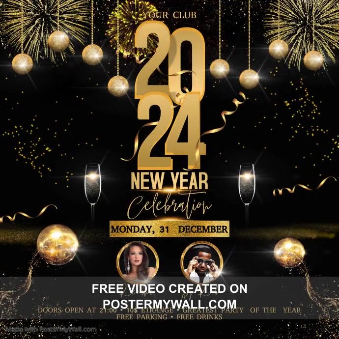 Copy of 2023 New Year Video | PosterMyWall