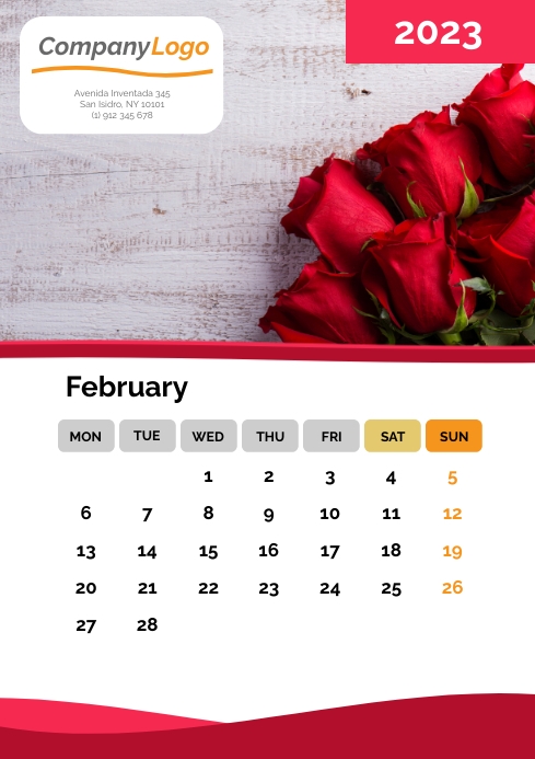 2023 printable calendar template february | PosterMyWall 2023 printable calendar template february | PosterMyWall