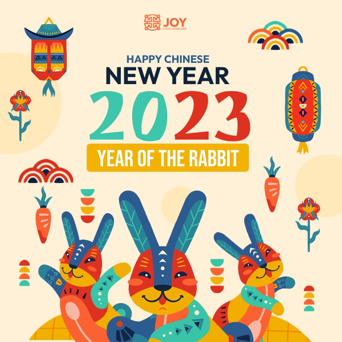 2023 Year of The Rabbit Template | PosterMyWall