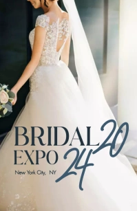 2024 Bridal Expo Event Wedding Poster Tabloid template