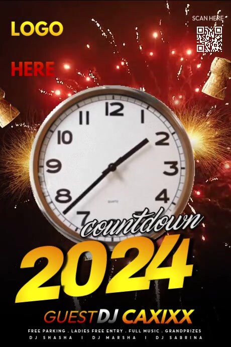2024 Countdown Party Template | PosterMyWall