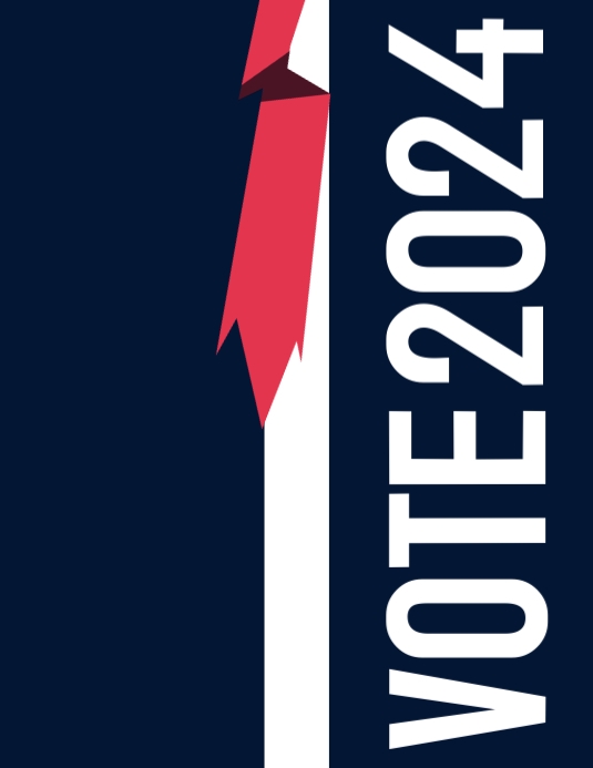 2024 Election Lettering 2024 election Template | PosterMyWall