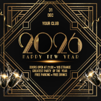 2026 New Year Wpis na Instagrama template