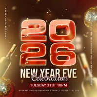 2026 New Year Eve Instagram Template Instagram-Beitrag