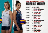 Hvid Women's Volleyball Match Schedule A4 Template