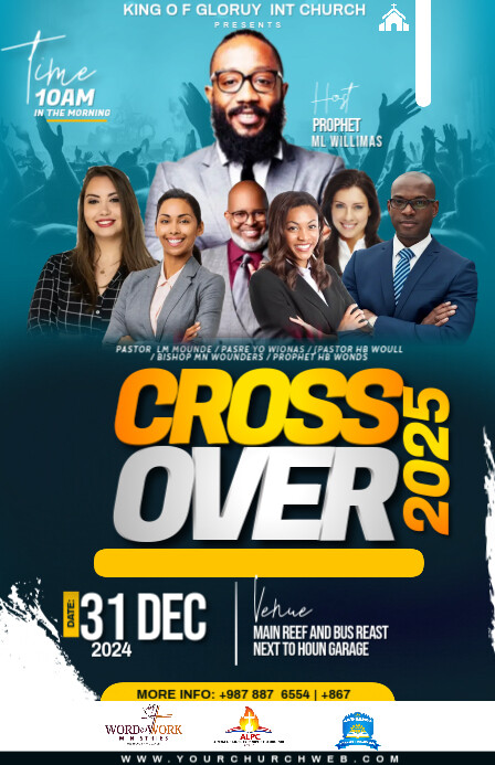 2025 Cross Over Service Halfbladsy Breed template