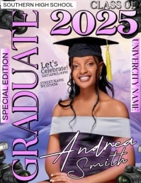2025 Graduation Profile Edition Flyer (US Letter) template