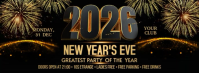 2026 New Year Facebook Cover Photo template