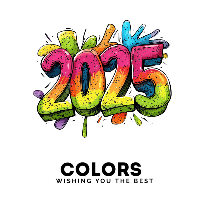 2025 Text Logo template