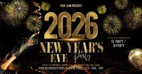 2026 New Year Facebook Event Cover template