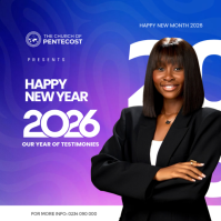 2026 NEW YEAR DESIGN Square (1:1) template