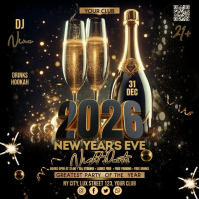 2026 New Year Kwadrat (1:1) template