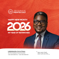 2026 New Year Flyer Instagram Post template