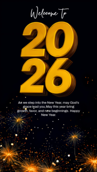 Nero New Year Celebration Digitalt display Template