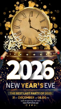 2026 New Years Eve Instagram Story template
