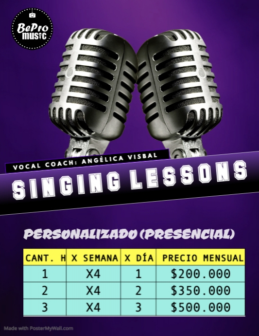 Copy of Copia de Karaoke Nights Flyer Template | PosterMyWall