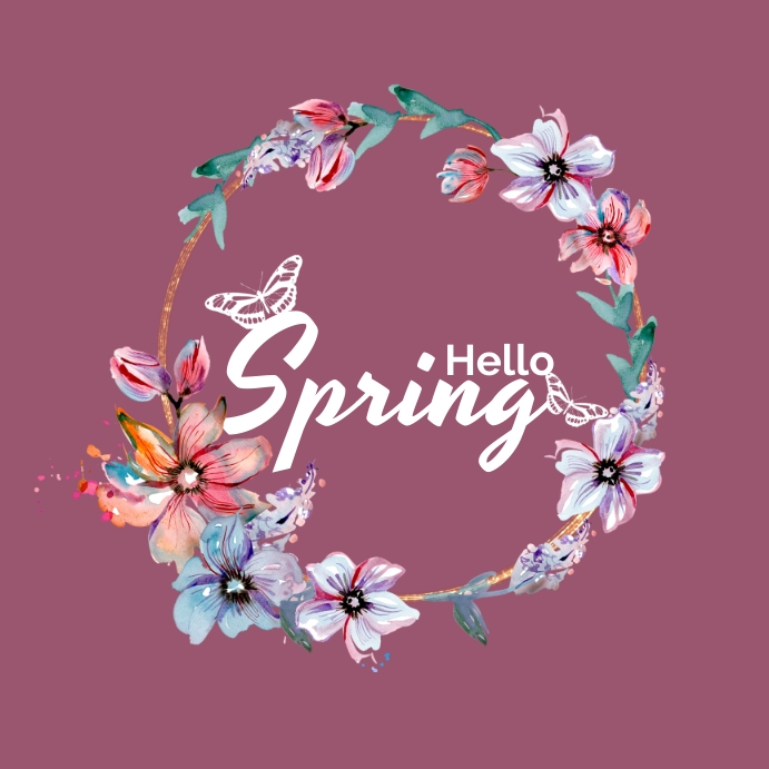 205 Spring Instagram Post template