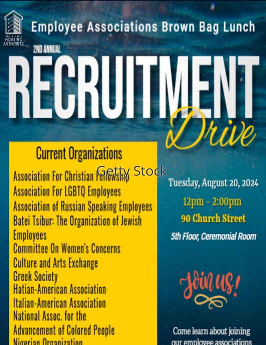 NYCHA RECRUITMENT DRIVE | PosterMyWall