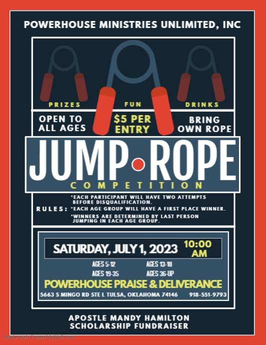 Jump Rope tournament | PosterMyWall