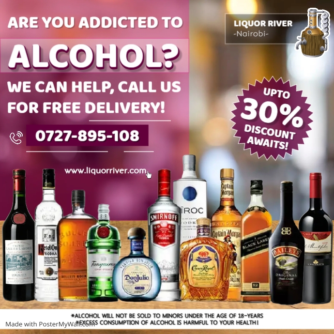 alcohol PosterMyWall