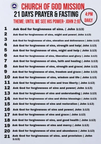 21 days prayer and fasting guild A1 template