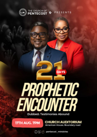 21 Days Prophetic Encounter A2 template