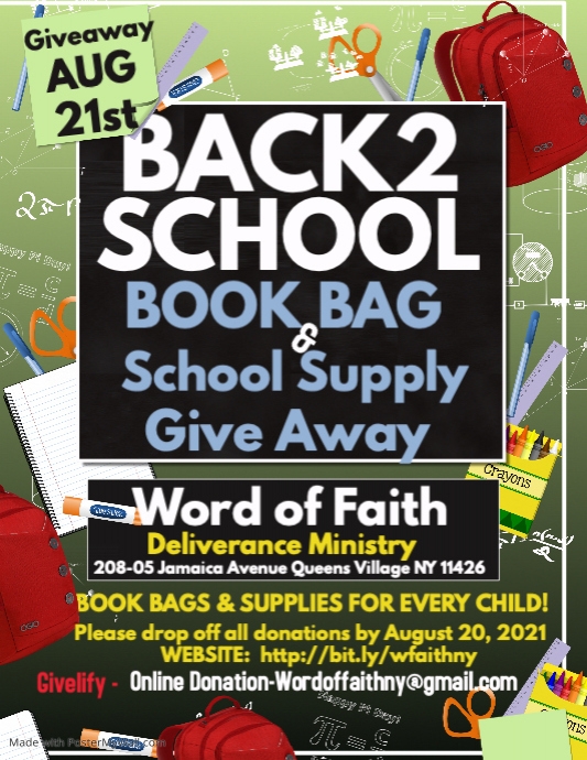 Copy of Bookbag giveaway PosterMyWall