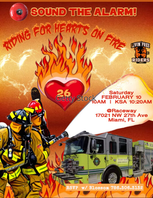 Firefighter Themed Retirement Party Invite | PosterMyWall