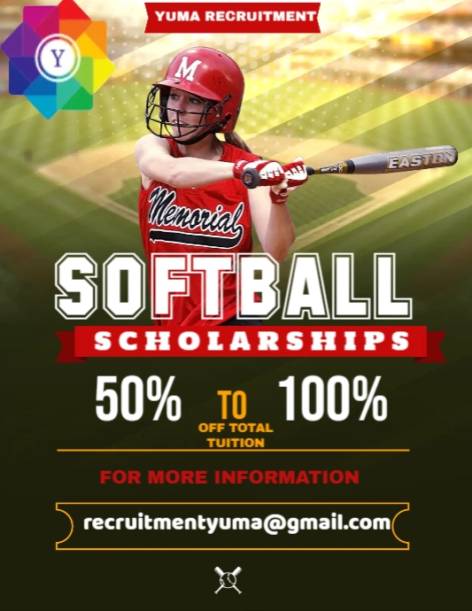 Green Women's Softball Tournament Flyer Templ PosterMyWall