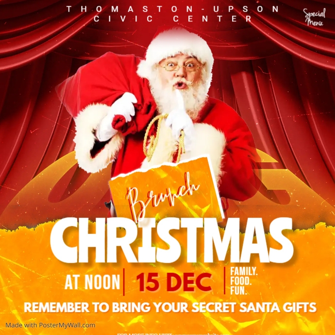 Copy of Christmas bash PosterMyWall