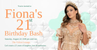 21st Birthday Facebook Event Cover Template