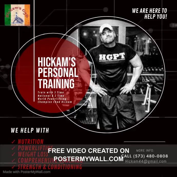 Copy of Copy of Personal Training Video Ad Template | PosterMyWall