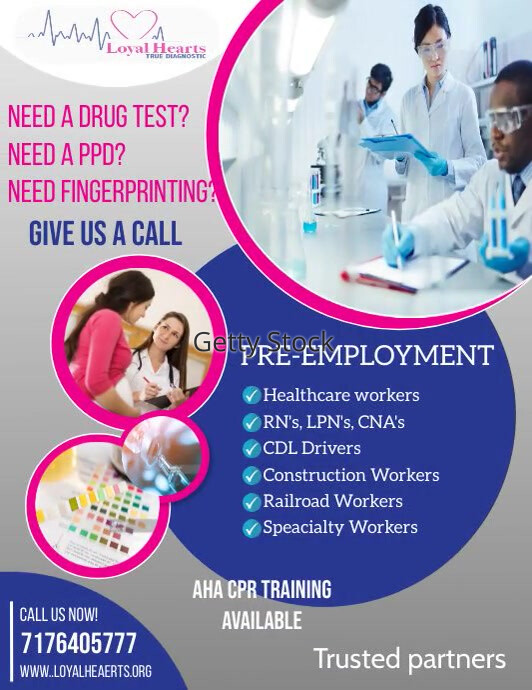 Forward Testing Flyers Pre-Employment testing AD Flyer | PosterMyWall